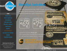 Tablet Screenshot of matdesign.nl